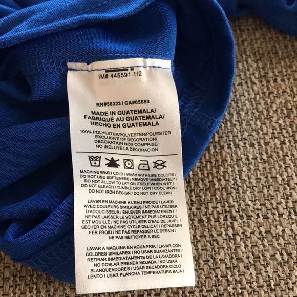 Nike Dri Fit Blue Shirt Sz. Medium - Picture 10 of 10